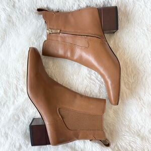 Franco Sarto Waxton Ankle Bootie Hazelnut Leather 7M